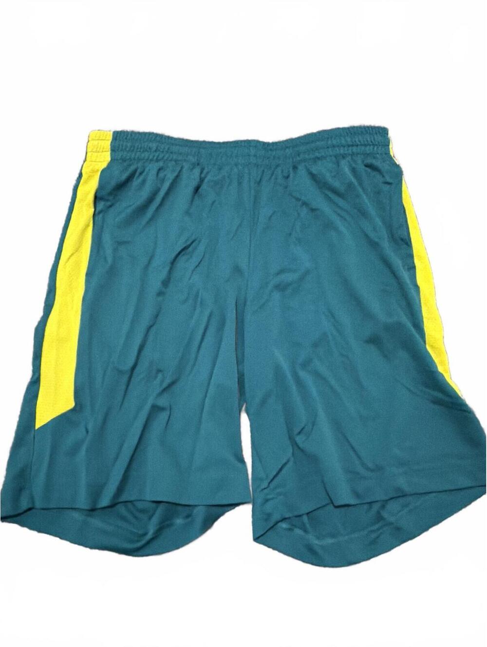 Tek Gear Boys Athletic Shorts XL Husky Green Yellow